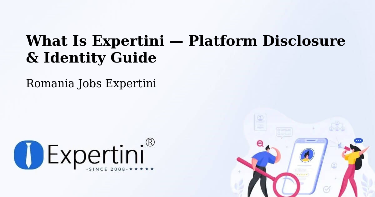 What Is Expertini — Platform Disclosure & Identity Guide – Țintea